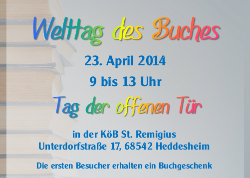 Welttag des Buches 2014